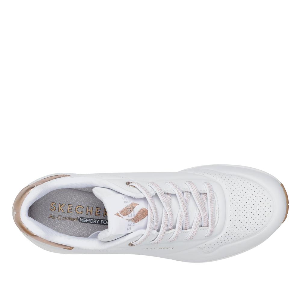 Topánky Skechers Uno Shimmer Away 155196WHT - biele