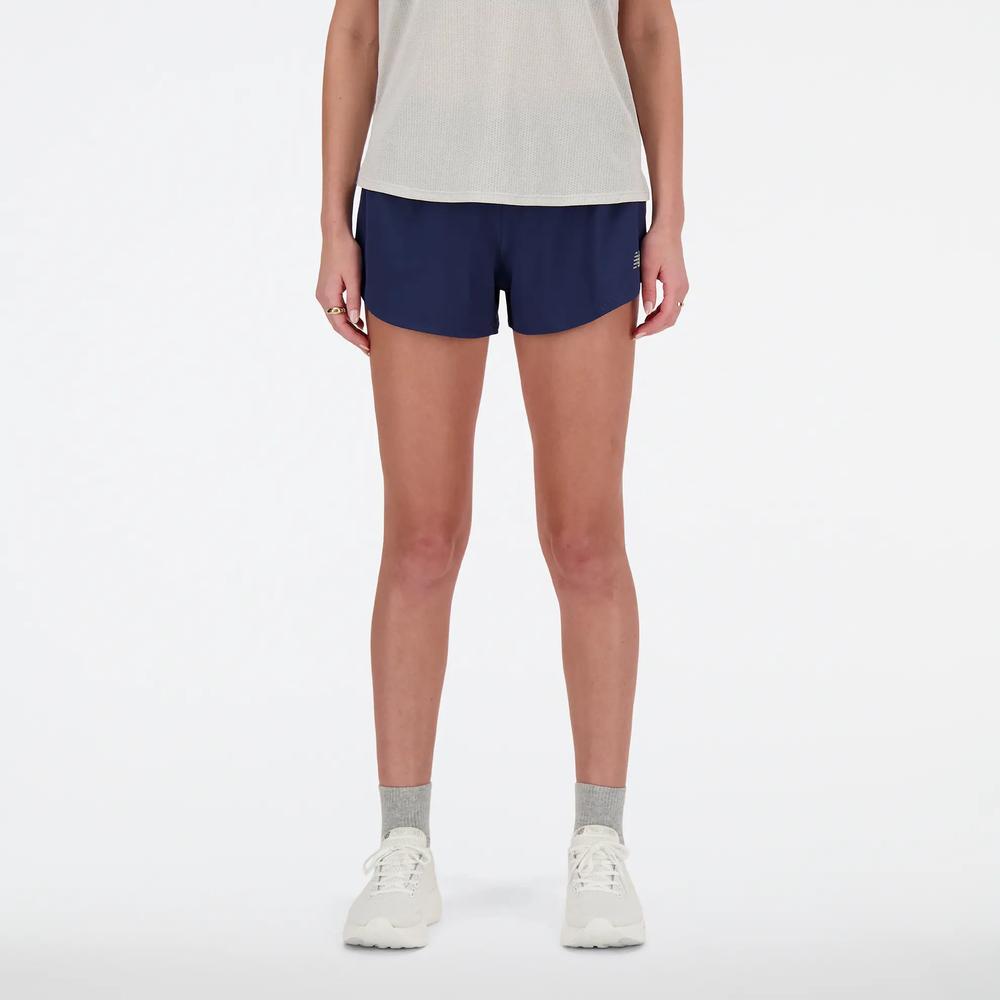 Dámske šortky New Balance WS41286NNY - tmavomodré