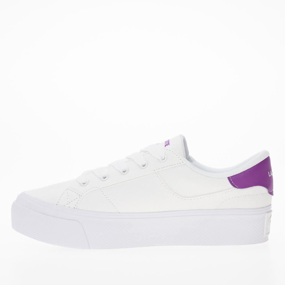 Topánky Lacoste Ziane Platform Textile 745CFA0012-Z54 - biele