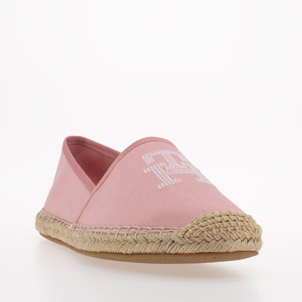 Topánky Tommy Hilfiger Embroidered Espadrille FW0FW07101-TQS - ružové