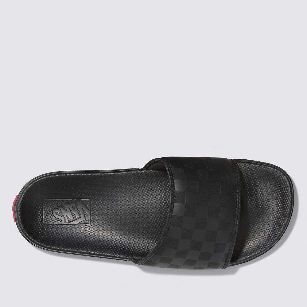 Klapky Vans Checkerboard La Costa Slide-On VN0A5HF52761 - čierne