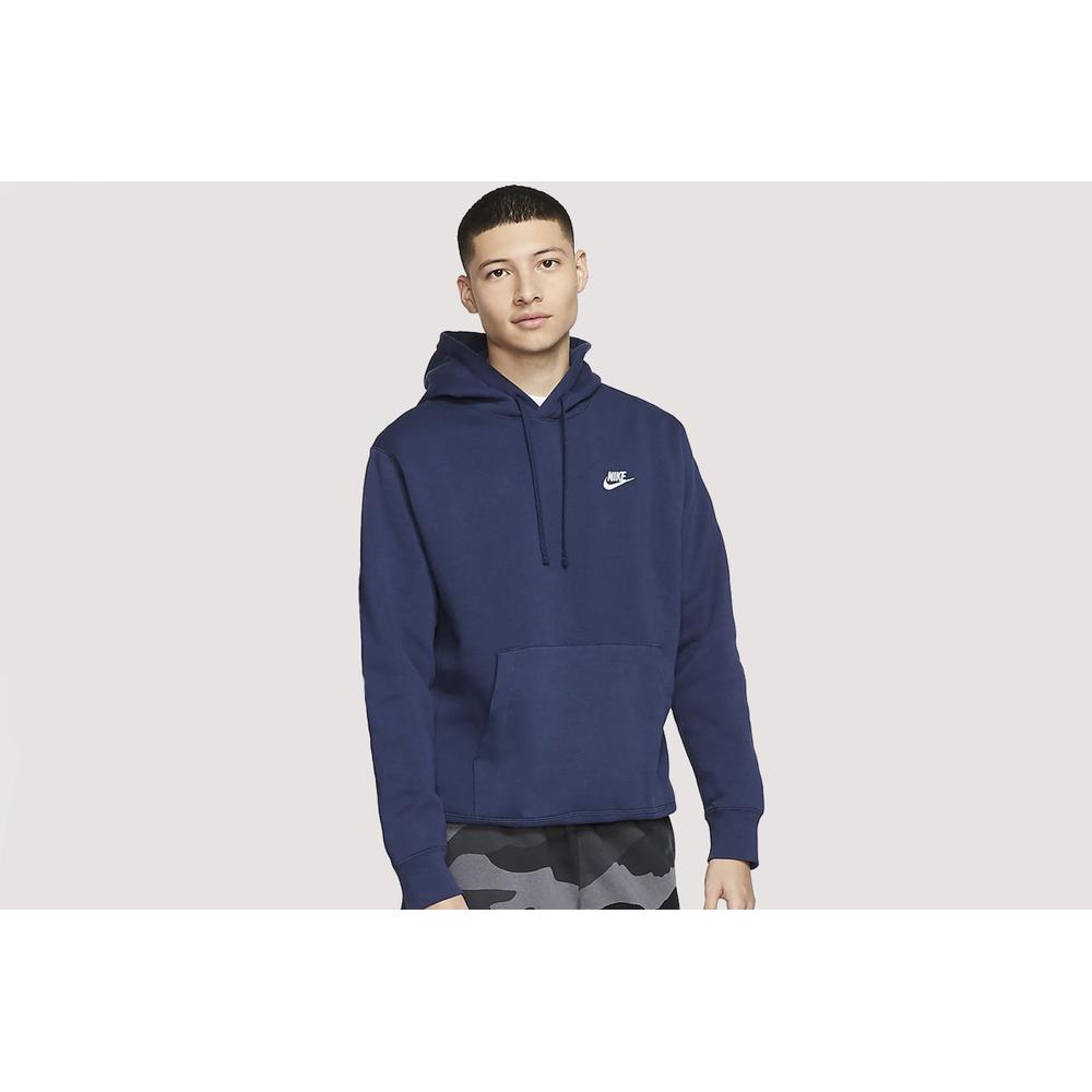 Blúza Nike NSW Club Fleece BV2654-410 - tmavomodré