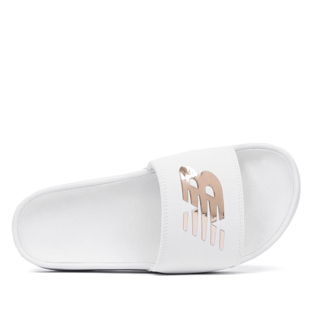 Klapky New Balance SWM200J3 - biele