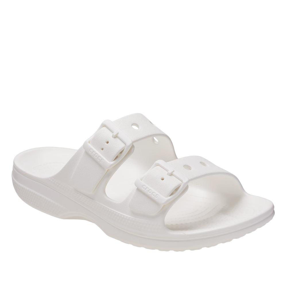 Dámske klapky Crocs Saturday Sandal 213586-100 - biele