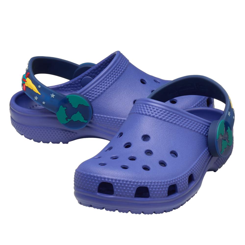 Klapky Crocs Imagination Lights Backstrap Clog 211892-4WH - modré