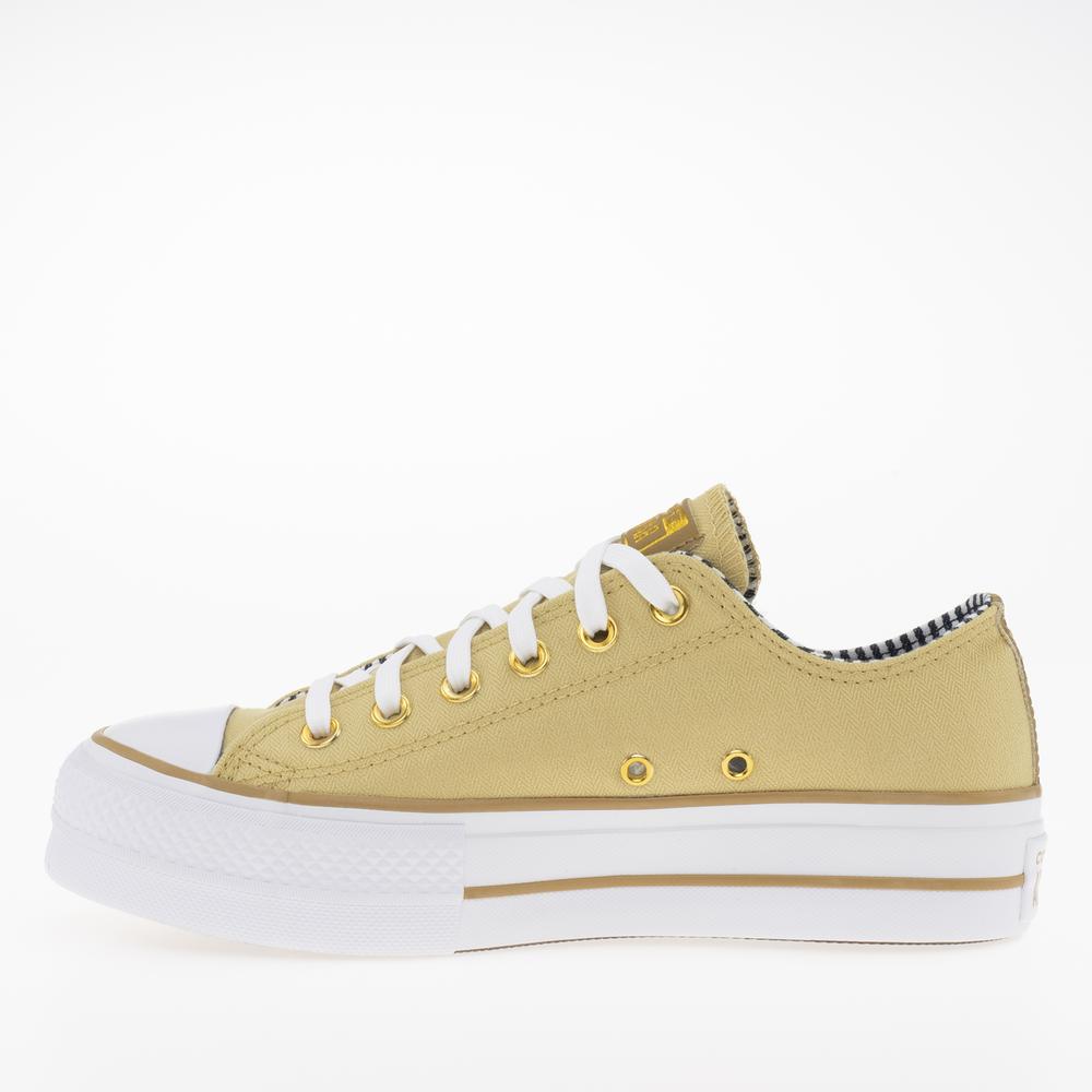 Topánky Converse Chuck Taylor All Star Lift Platform A08109C - žltá