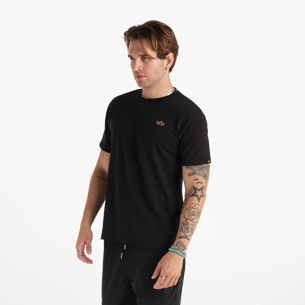 Tričko Alpha Industries 3D Small Logo 14851103 - čierne