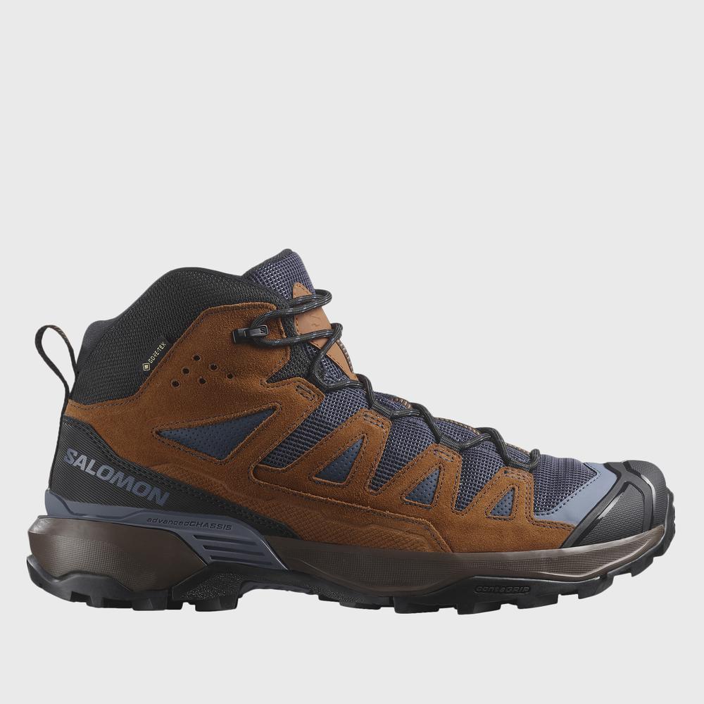 Topánky Salomon X Ultra 360 LTR Mid GTX L47570700 - hnedé