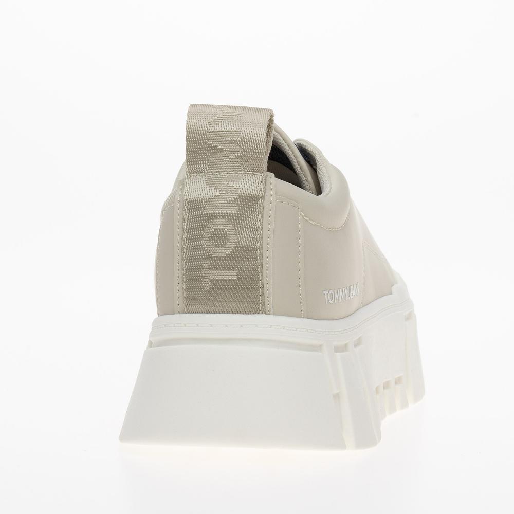 Topánky Tommy Jeans Recycled Cleat Chunky EN0EN02240-AEV - béžové