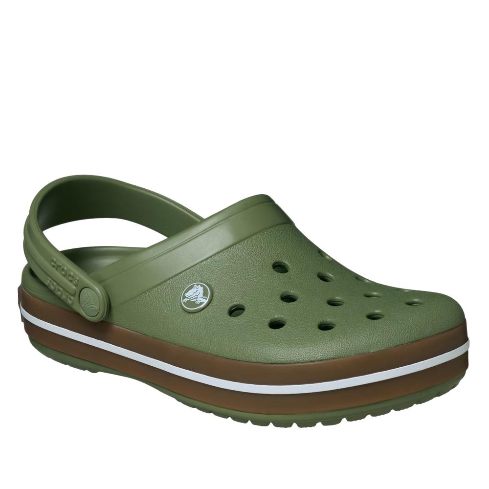 Klapky pánske Crocs Crocband Gum Clog 212756-3BX - zelené
