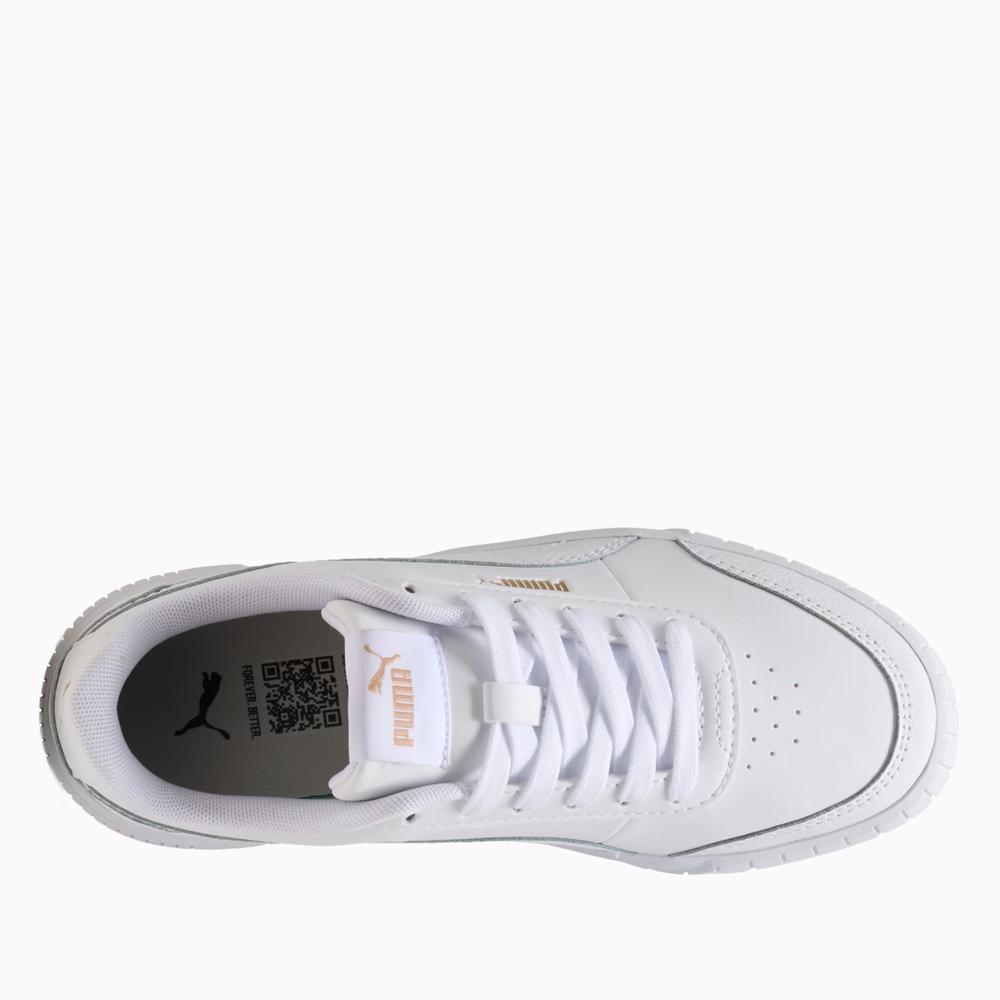 Topánky mládež Puma Carina Mia 40374602 - biele