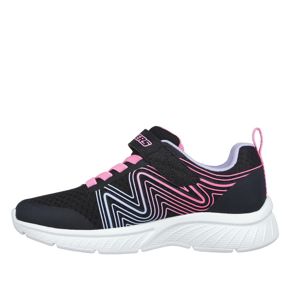 Detské topánky Skechers Microspec Plus Swirl Sweet 303535LBKMT - čierne