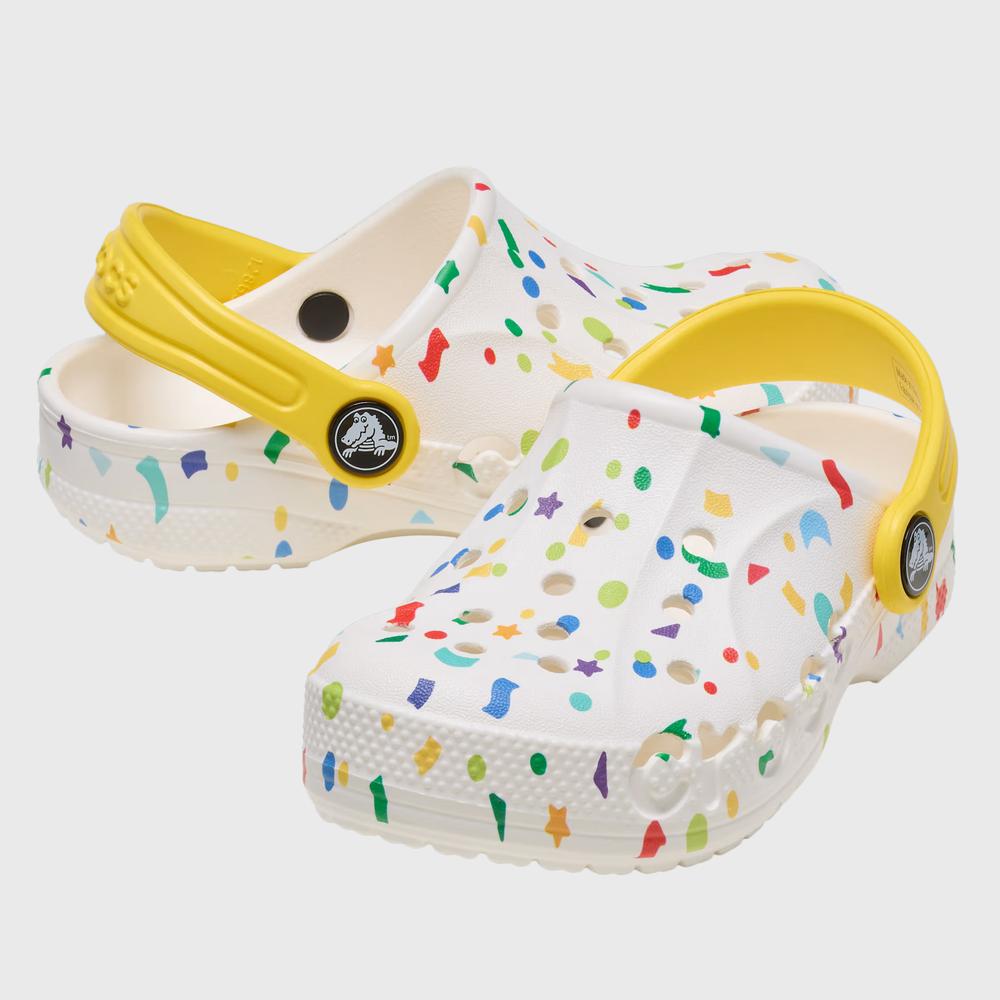 Klapky Crocs Baya Seasonal Printed 209728-94S - biele