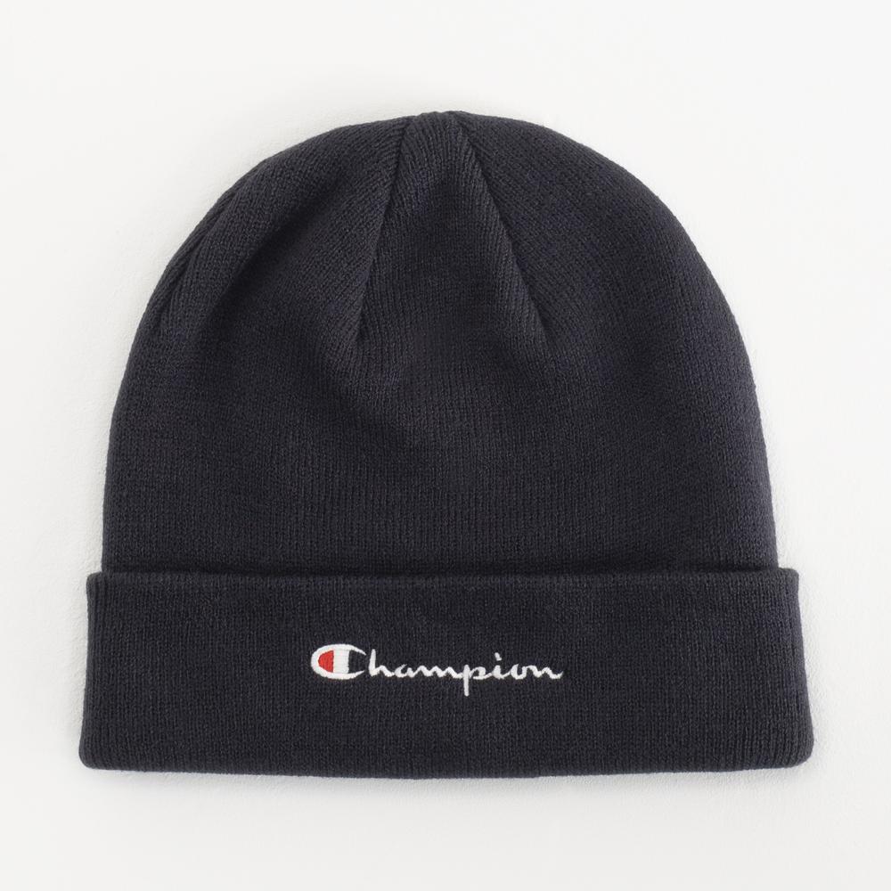 Čiapka Champion Script Logo Beanie 806064-BS501 - tmavomodré