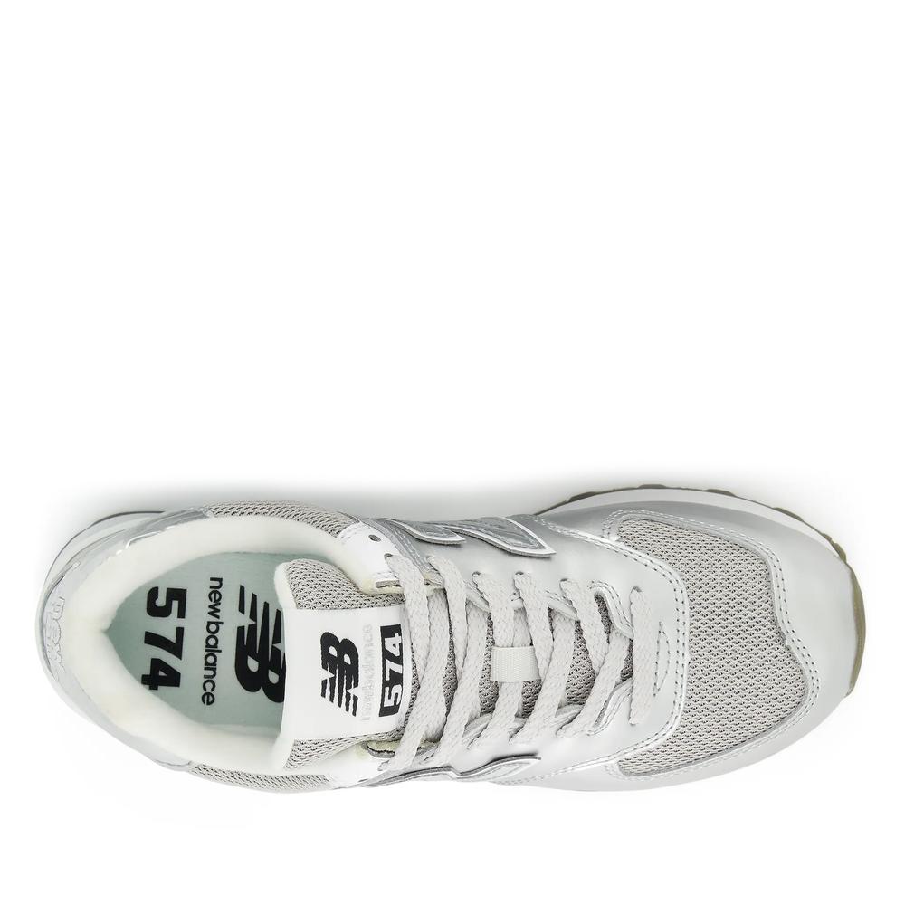 Dámske topánky New Balance W574428 - strieborné