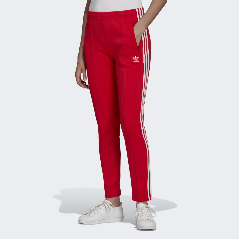 Dresové nohavice adidas Originals Primeblue SST Track HF1992 - červené