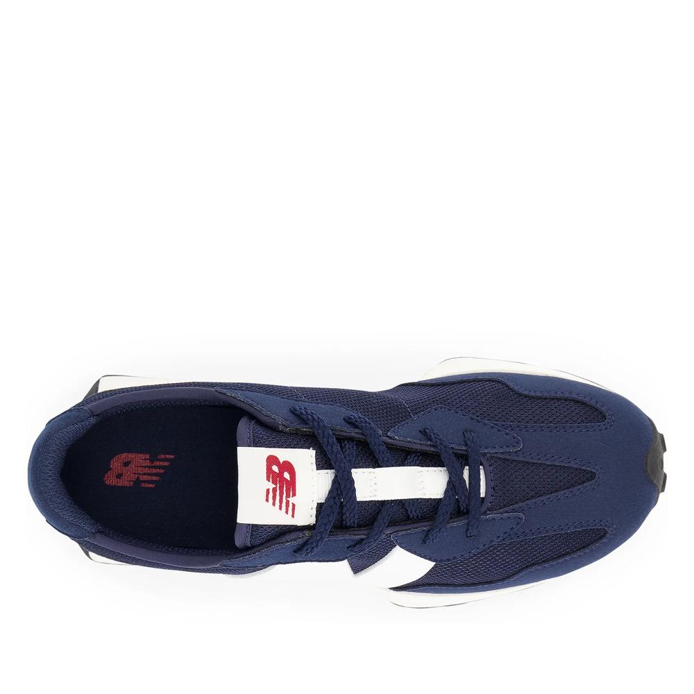 Detské topánky New Balance GS327CNW – tmavomodrá