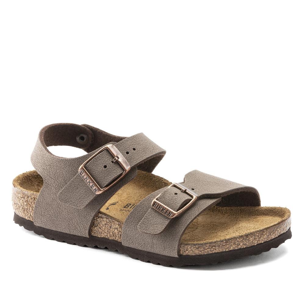 Detské sandále Birkenstock New York 87783 - hnedé