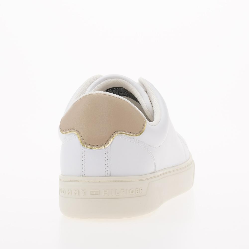 Topánky Tommy Hilfiger Essential Leather Flag Cupsole FW0FW07427-0LH - biele