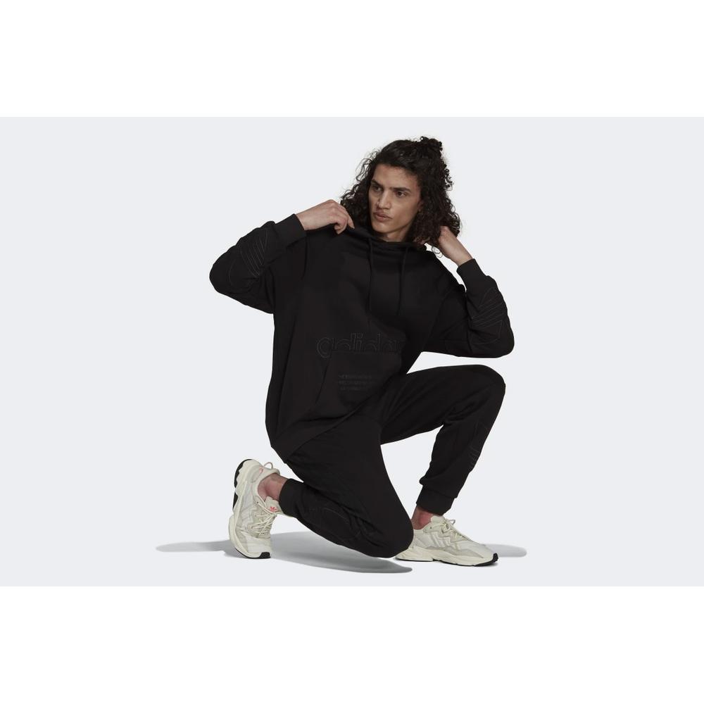 Blúza adidas Originals Graphics Tricolor Hoodie H13453 - čierne