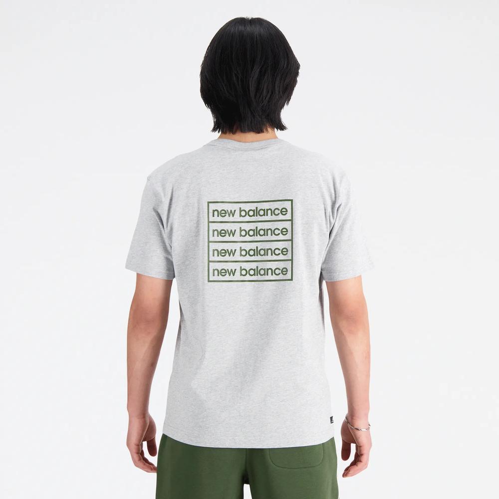 Pánske tričko New Balance MT33517AG - šedý