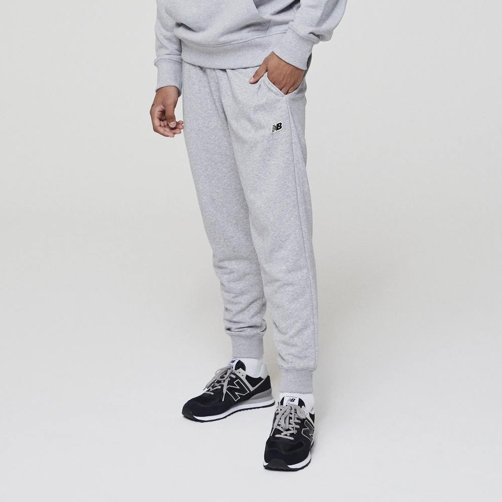 Pánske nohavice New Balance MP23600AG – sivé