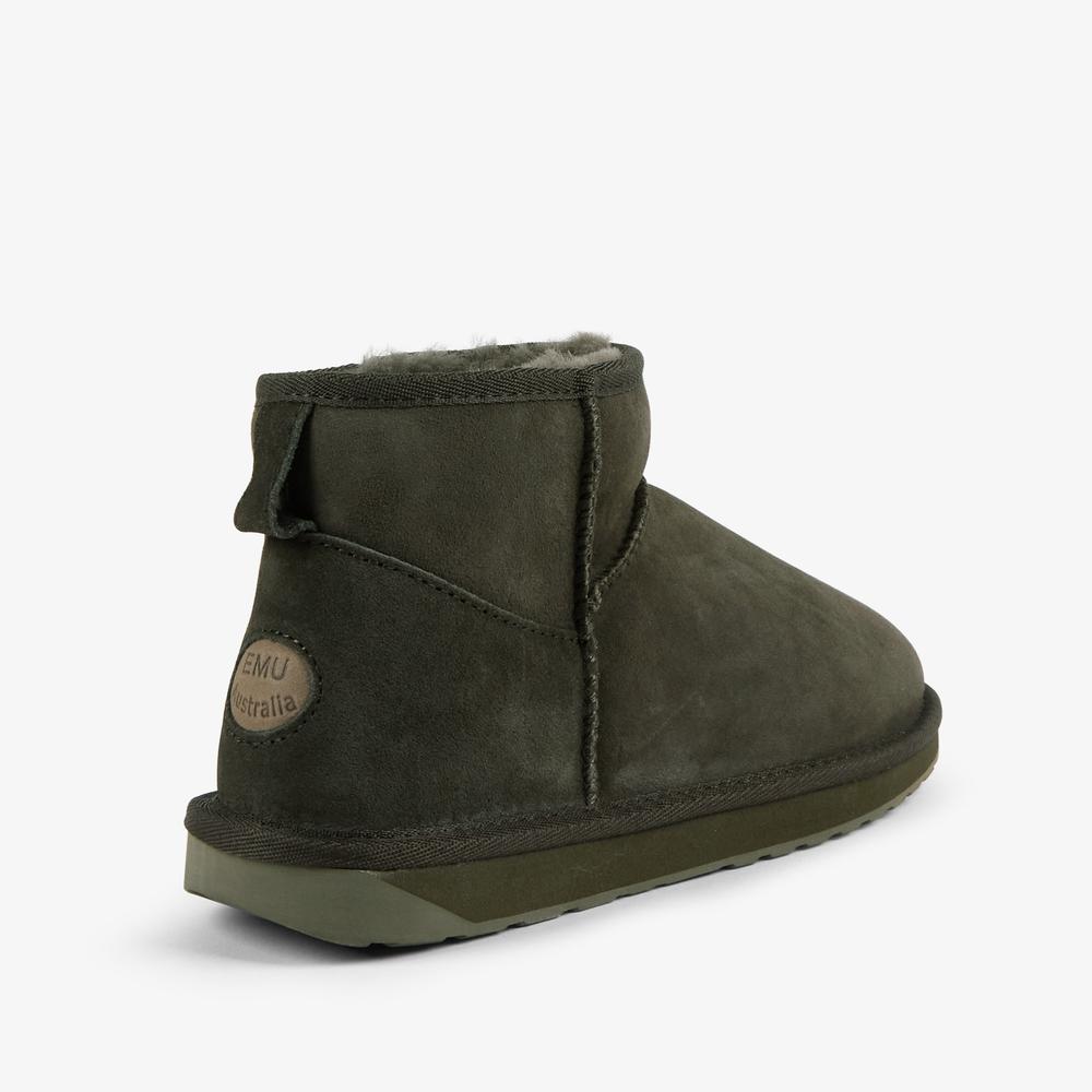 Dámske topánky Emu Australia Stinger Micro W10937OLID - zelené