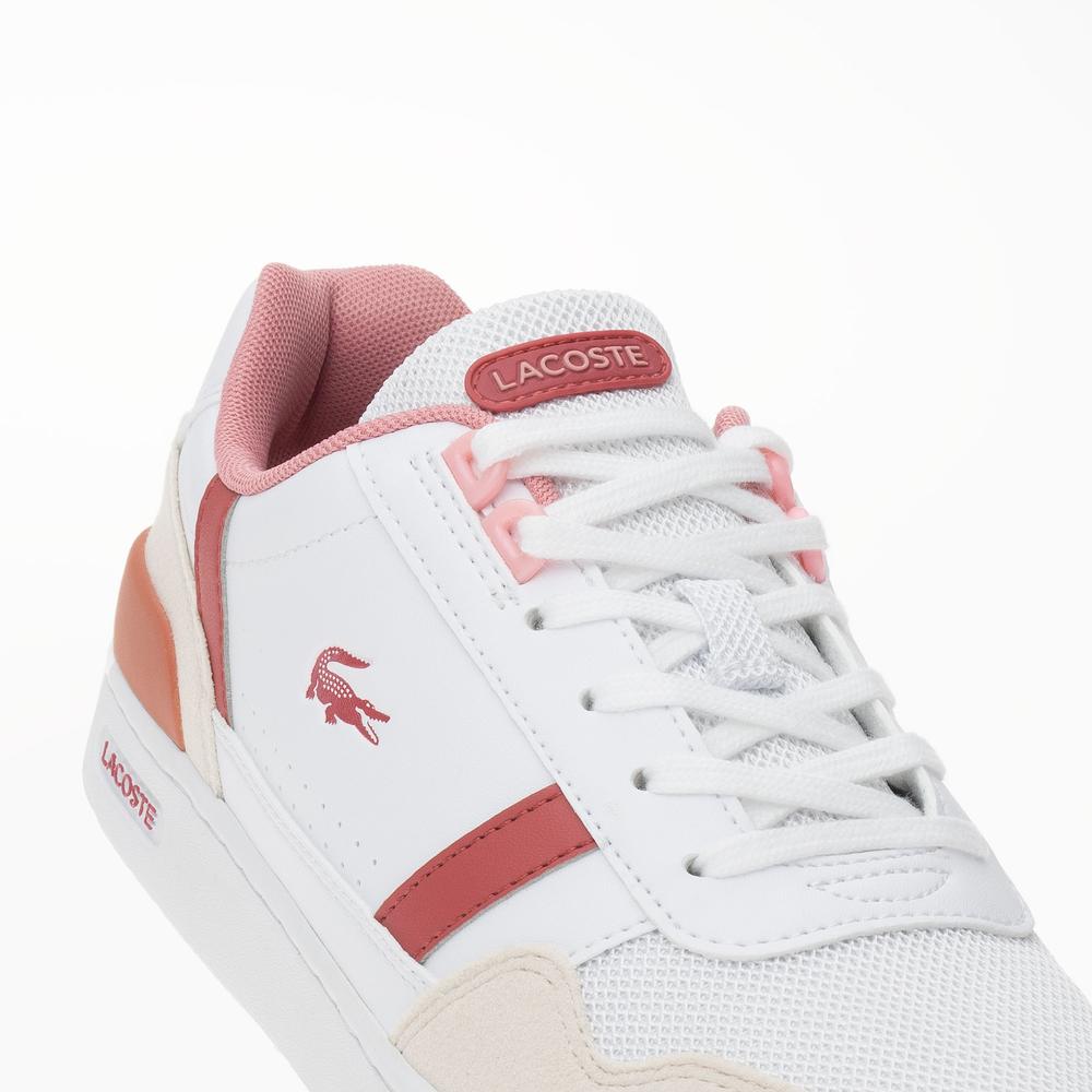 Topánky Lacoste T-Clip 124 6 SUJ 747SUJ0015-B53 - biele