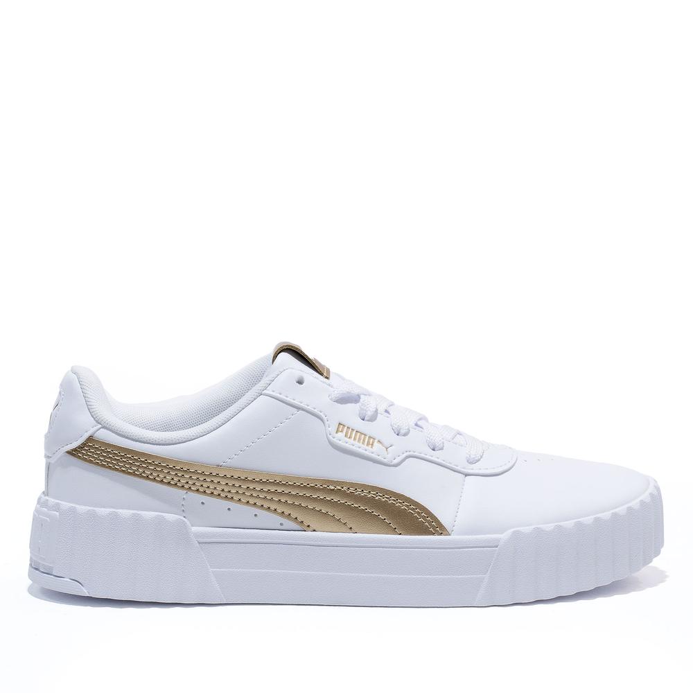 Dámske topánky Puma Carina 3.0 Metallic Glam 40825501 - biele