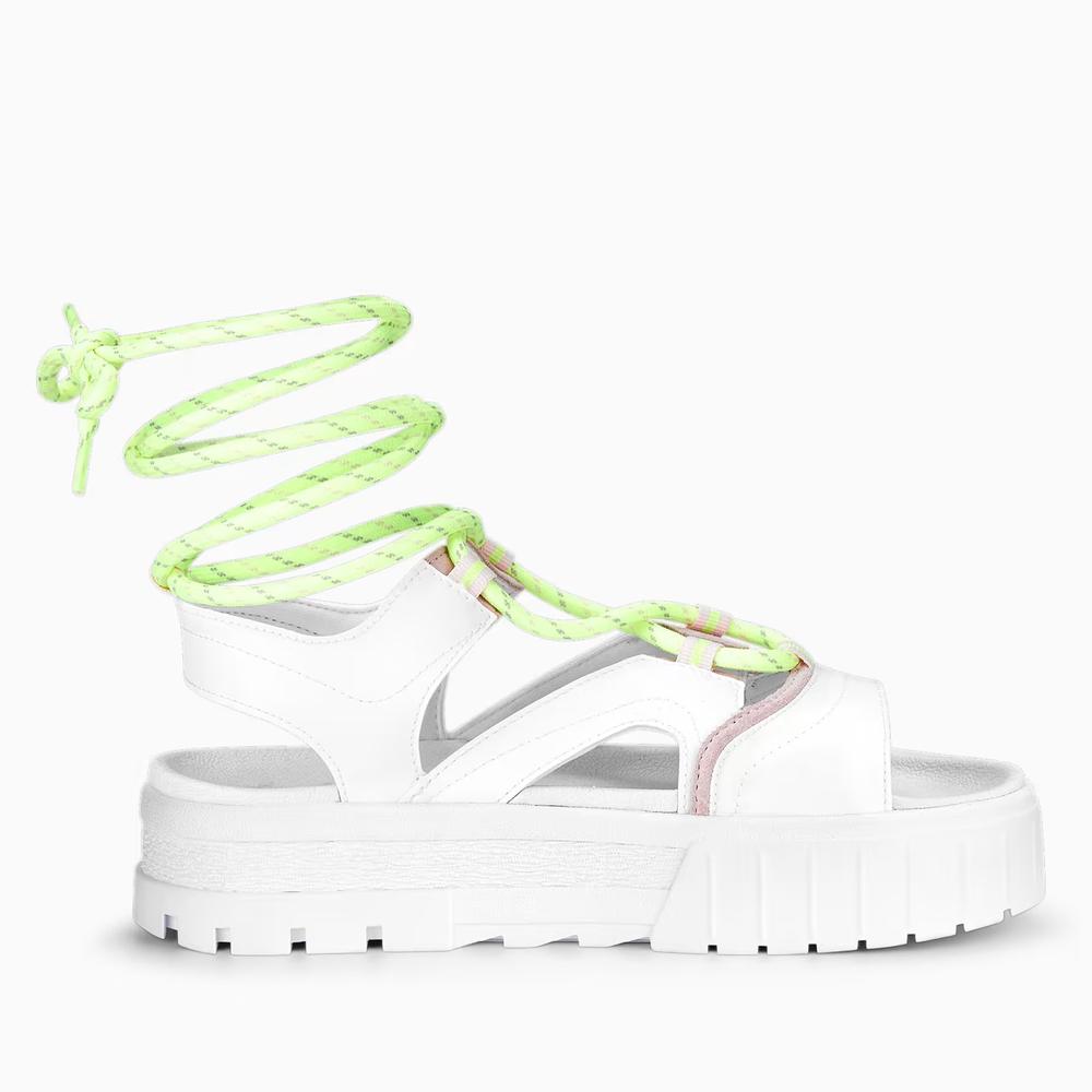 Sandále Puma Mayze Lace Pop 39063801 - biele