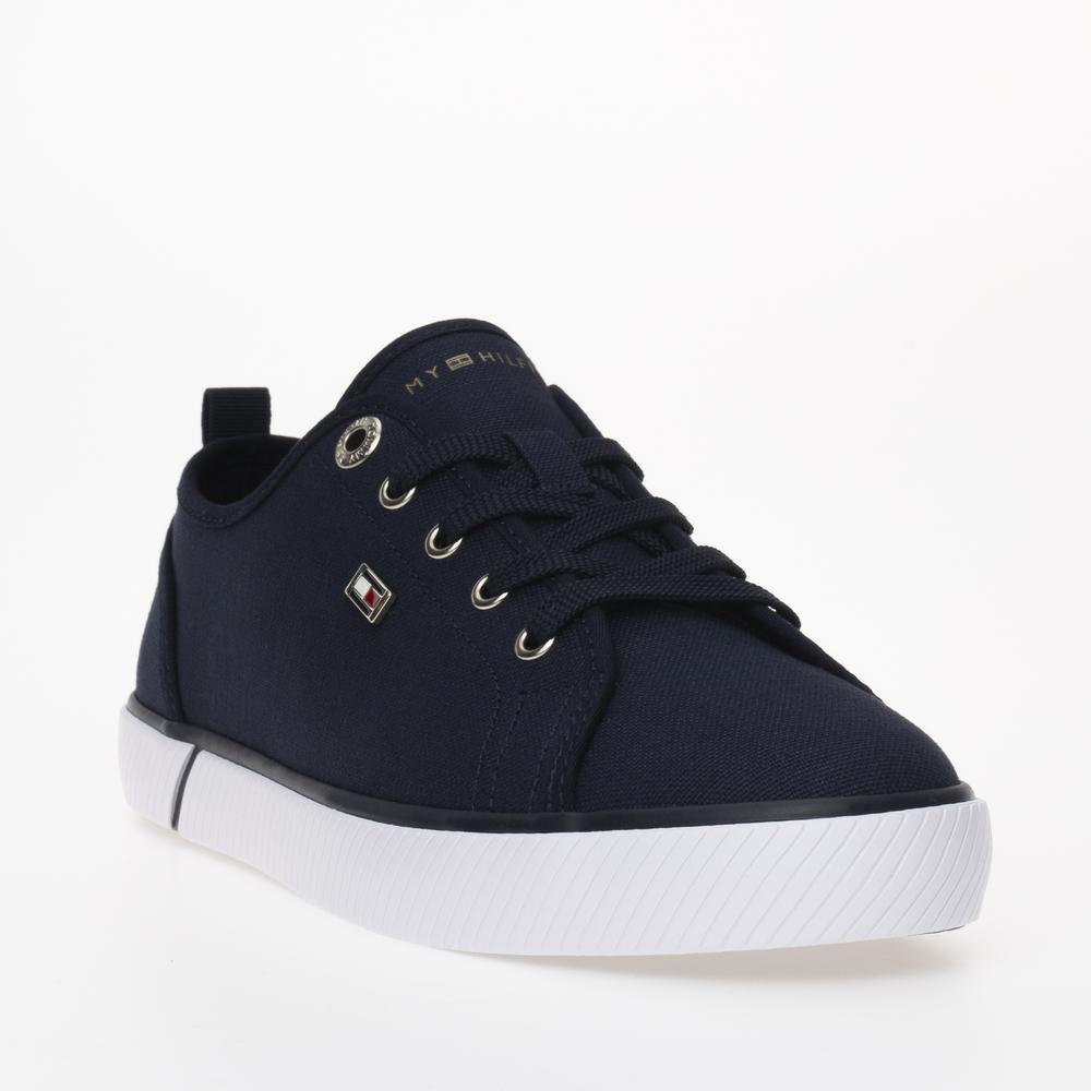 Topánky Tommy Hilfiger Vulc Canvas FW0FW08063-DW6 - tmavomodré
