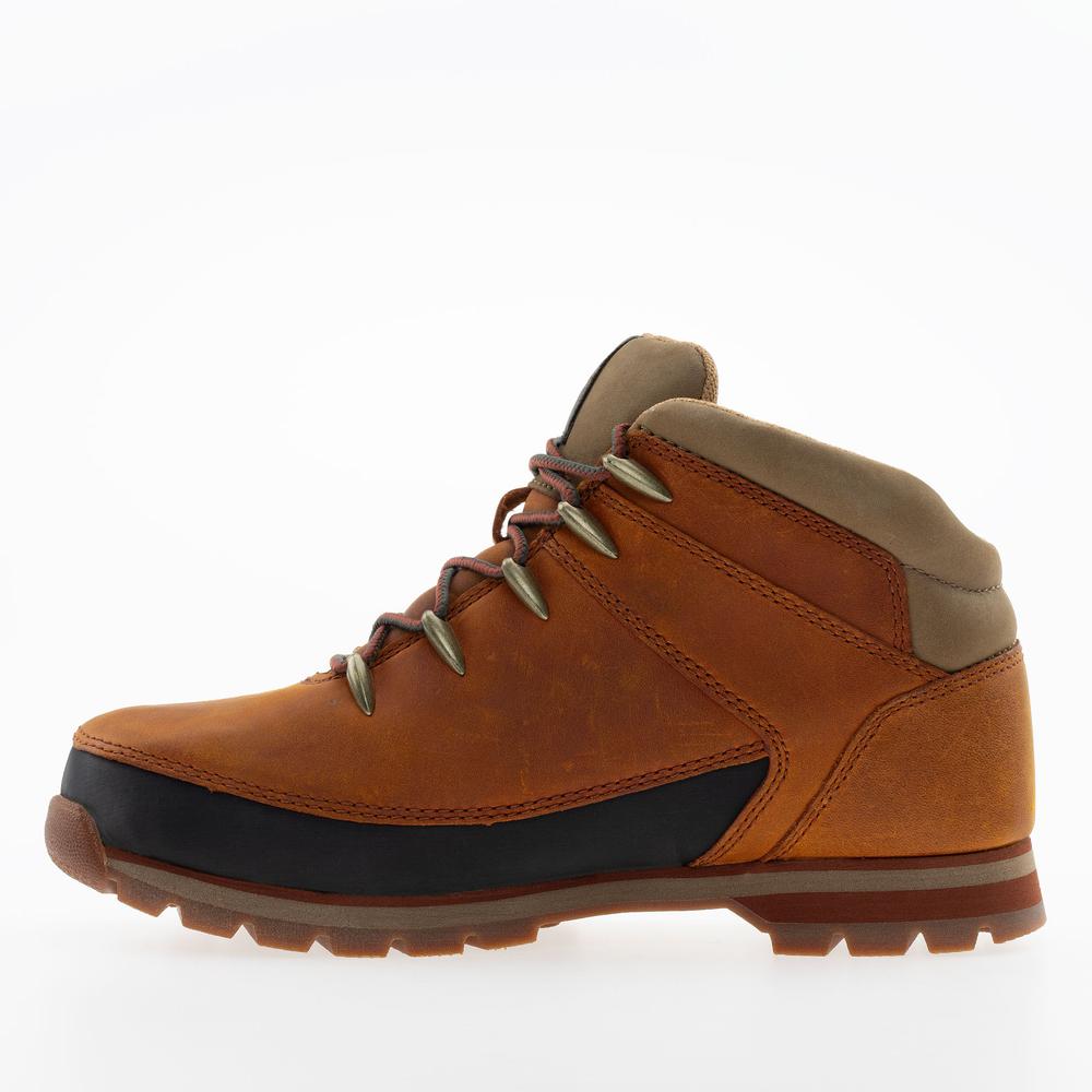Pánske topánky Timberland Euro Sprint Mid Lace A2K84EJD - hnedé