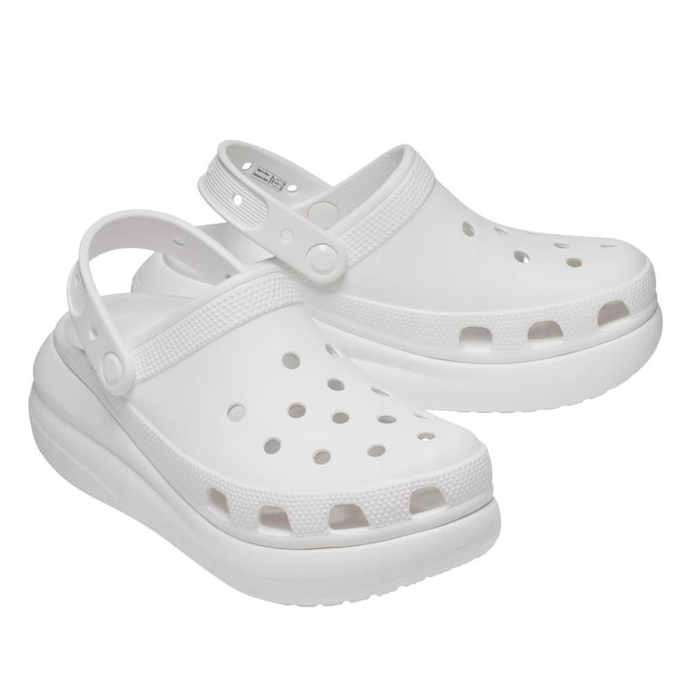 Klapky Crocs Classic Crush Clog 207521-100 - biele