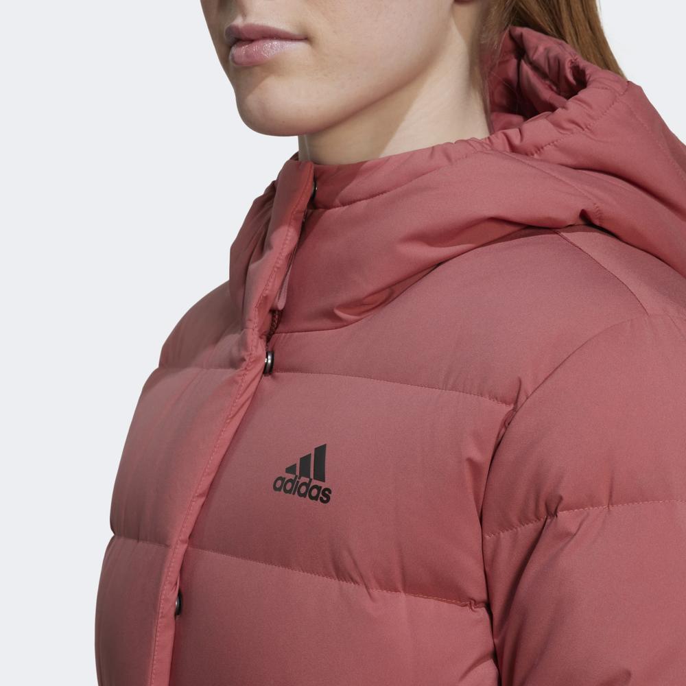 Bunda adidas Helionic Hooded Down HG8745 - červené