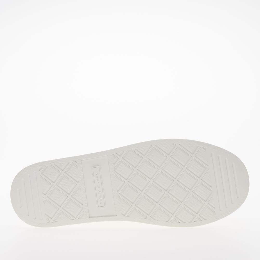 Topánky Tommy Jeans Platform Sneaker Triangle FW0FW08115-ACG - béžové
