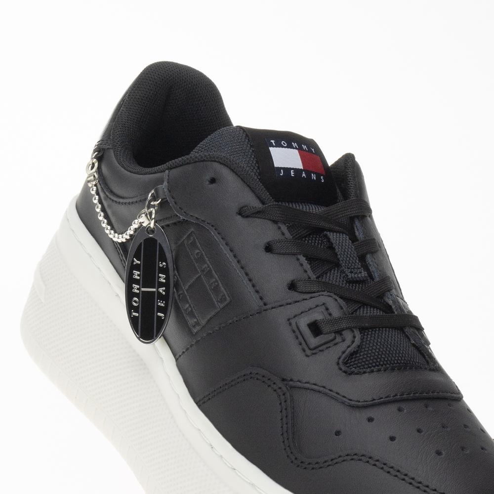 Topánky Tommy Jeans TJW Retro Flatform Charm EN0EN02421-BDS - čierne