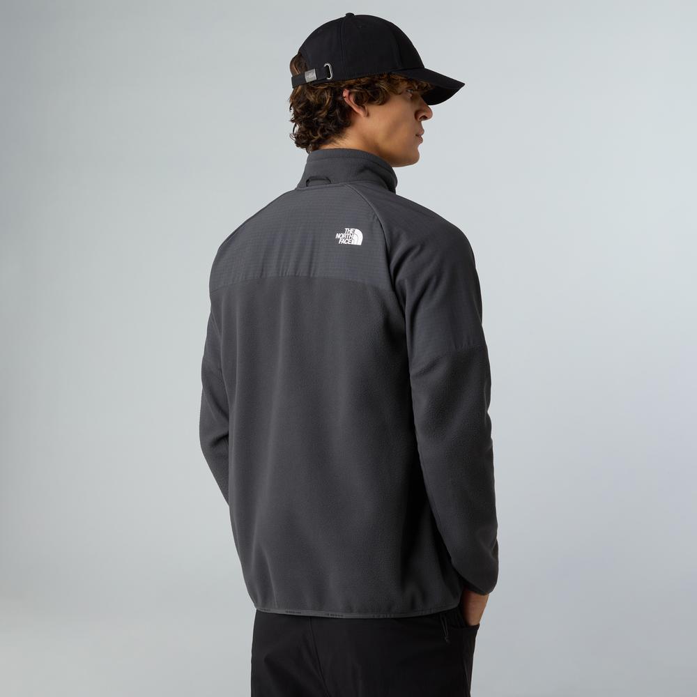 Mužský blúza The North Face 100 Glacier Heavyweight Full-Zip Fleece 0A89JGU8M1 - čierne