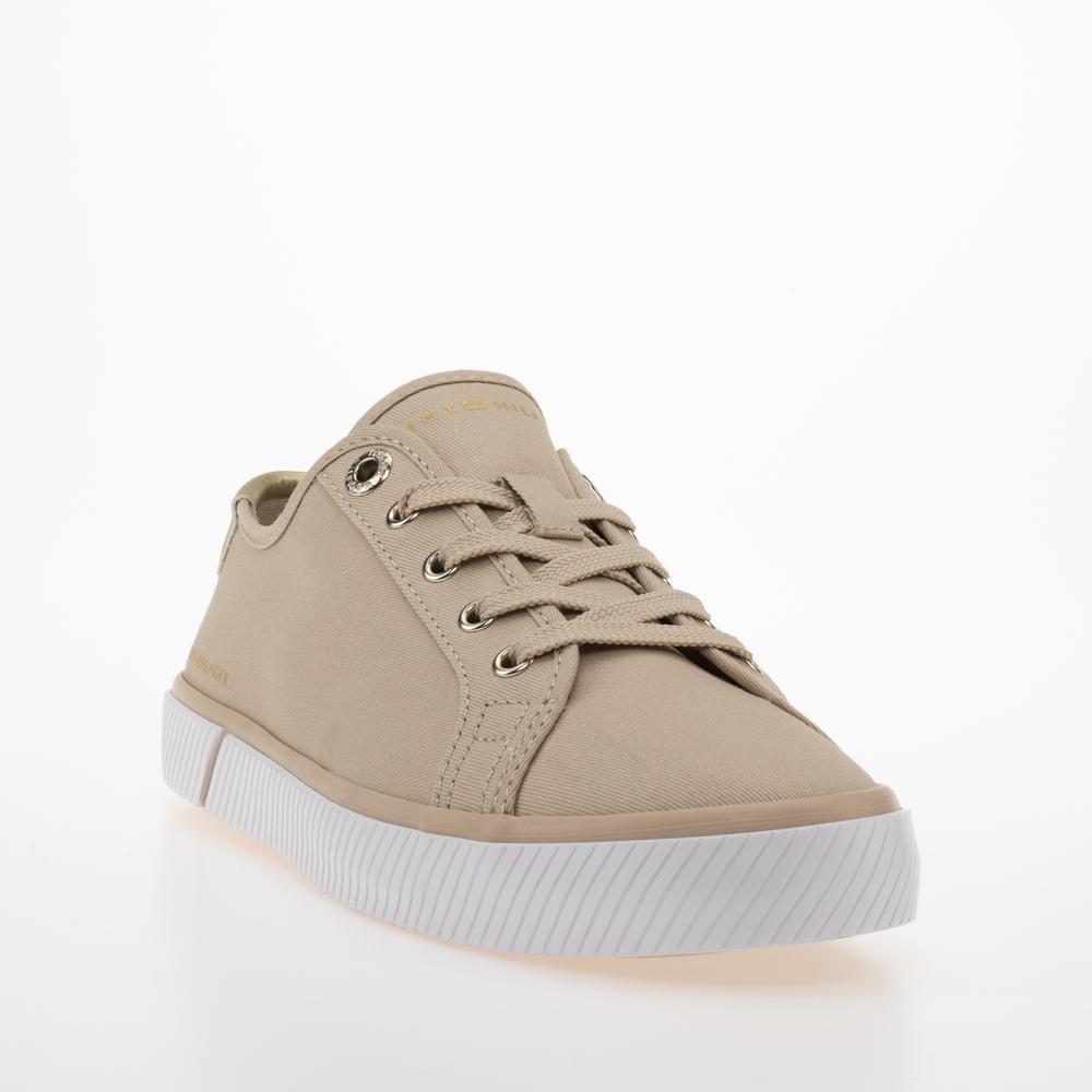 Topánky Tommy Hilfiger Metallic Lace-Up FW0FW06957-TRY - pomarančové