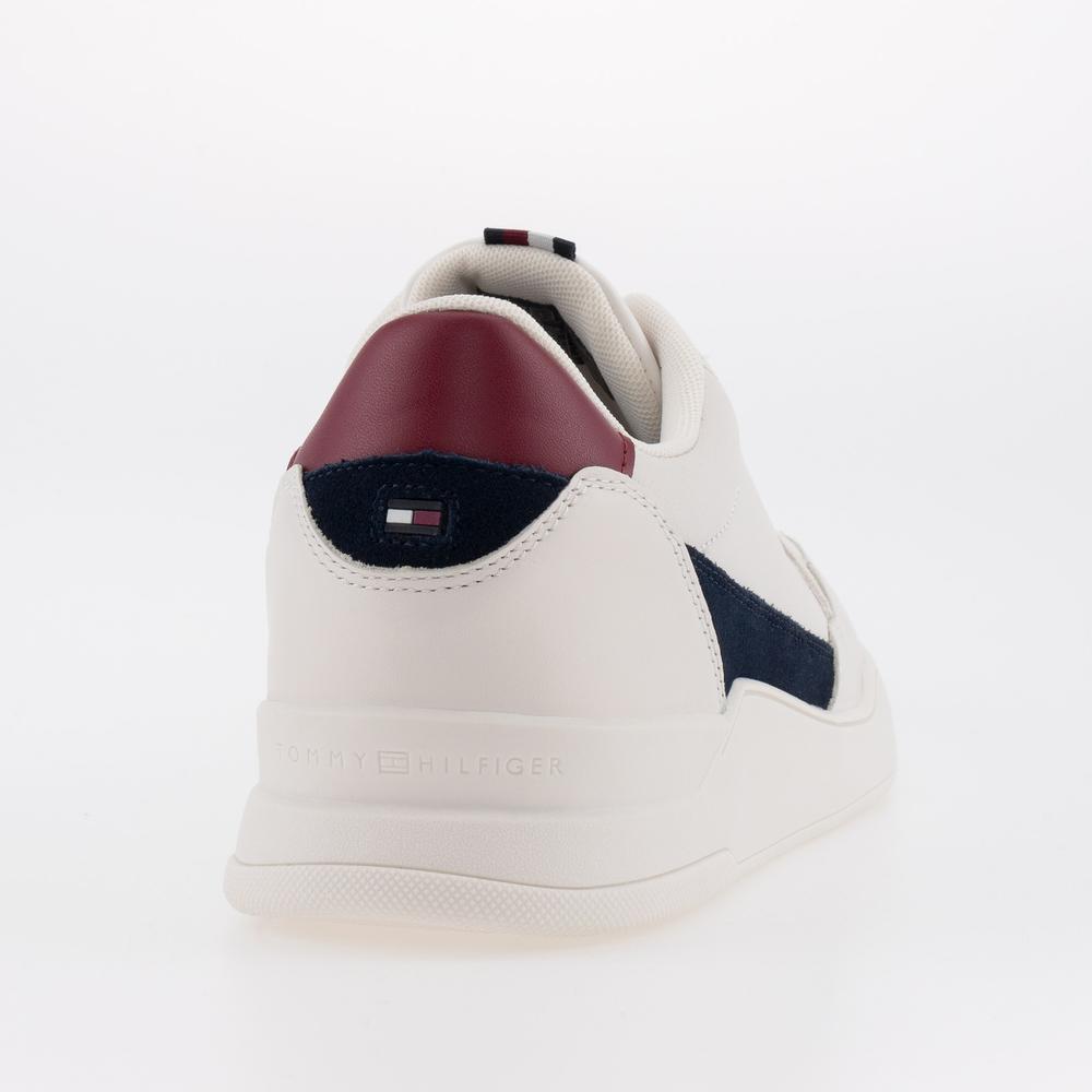Topánky Tommy Hilfiger Elevated Cupsole Leather FM0FM04490-AC0 - biele