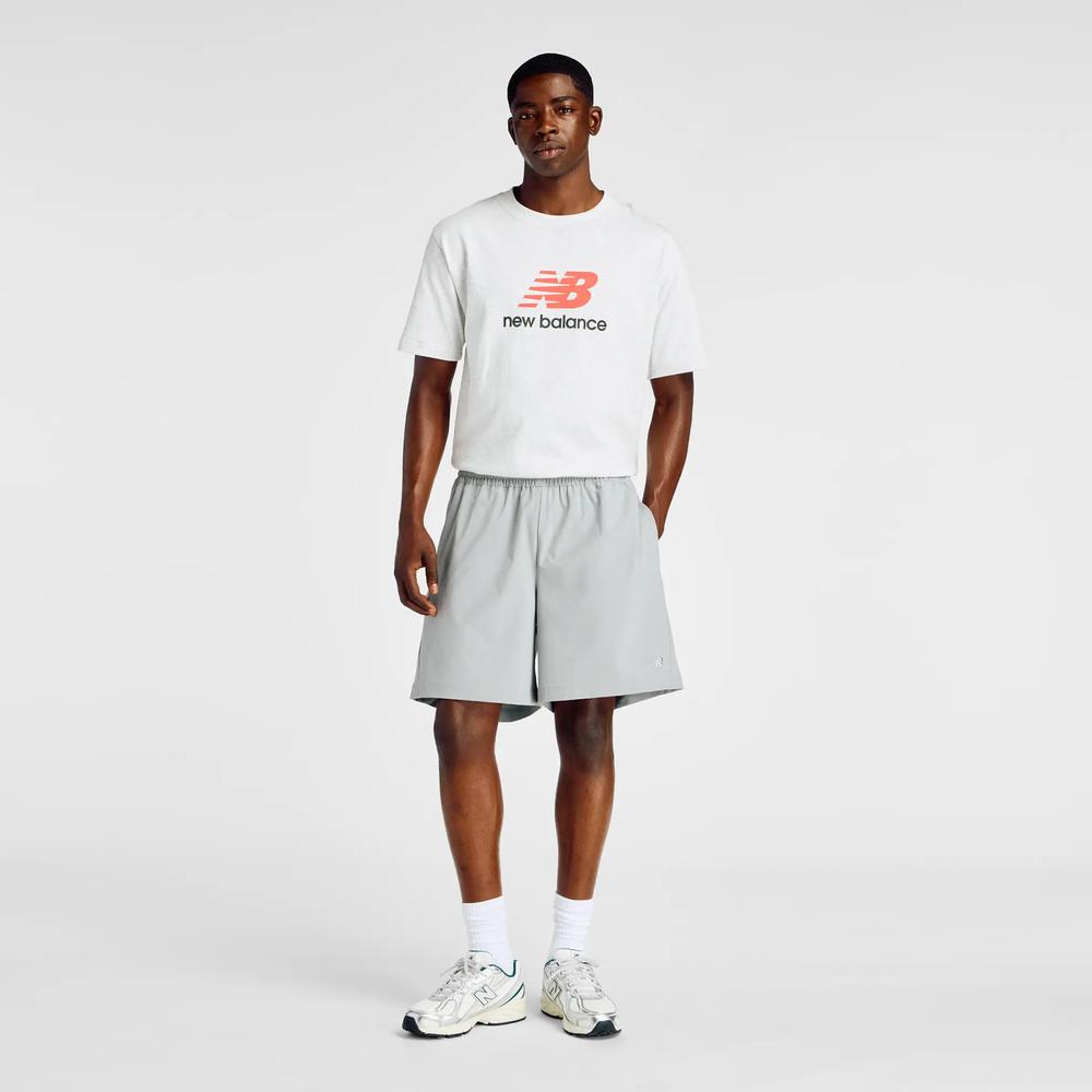 Pánske šortky New Balance MB6174CDYST - šedý