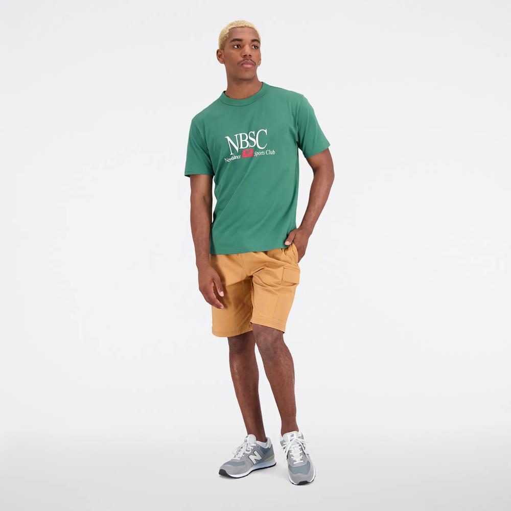 Šortky New Balance MS31550TOB - pomarančové