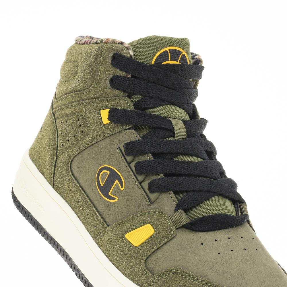 Topánky Champion Rebound Mid Winterized S22131-GS521 - zelené