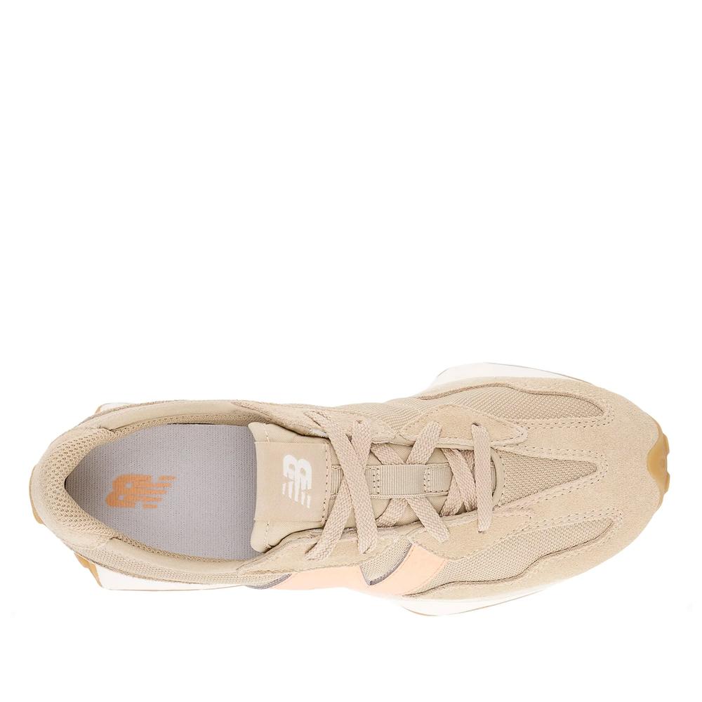 Detské topánky New Balance GS327WO - béžové