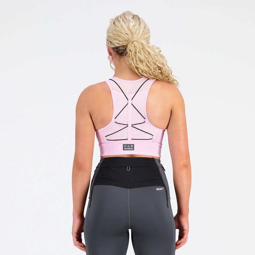 Športový top New Balance WB23259LLC – čierne