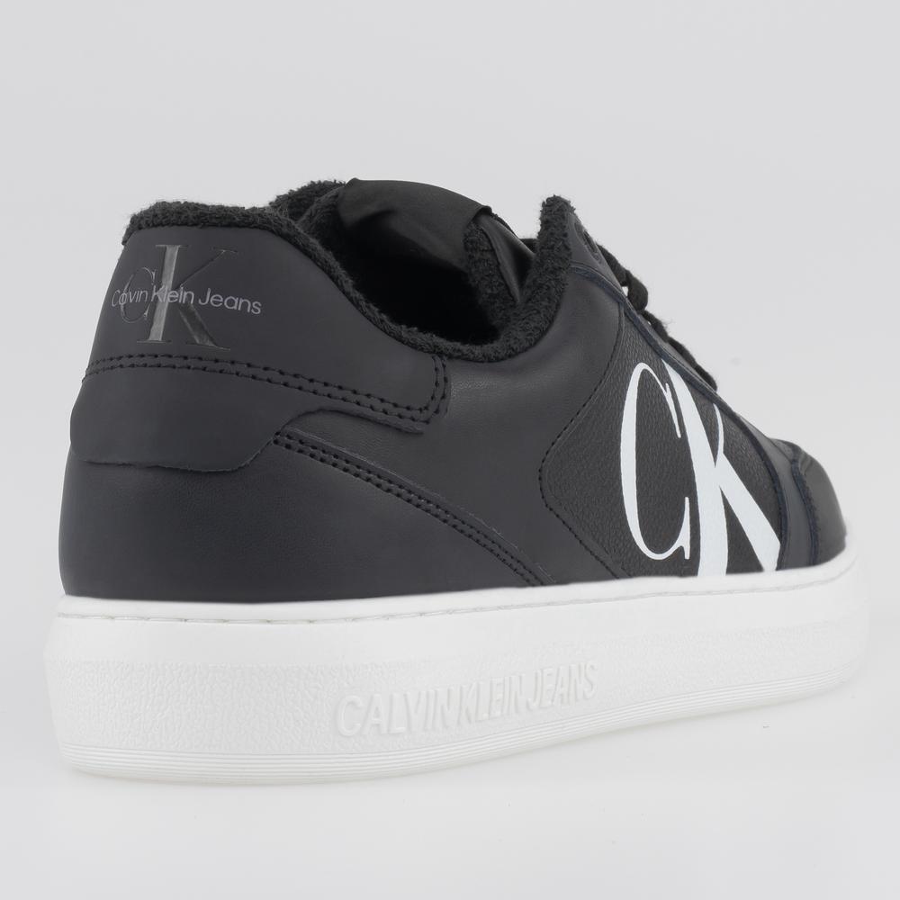 Topánky Calvin Klein Casual Cupsole Lth-Pu Mono YM0YM00573-0GJ - čierne