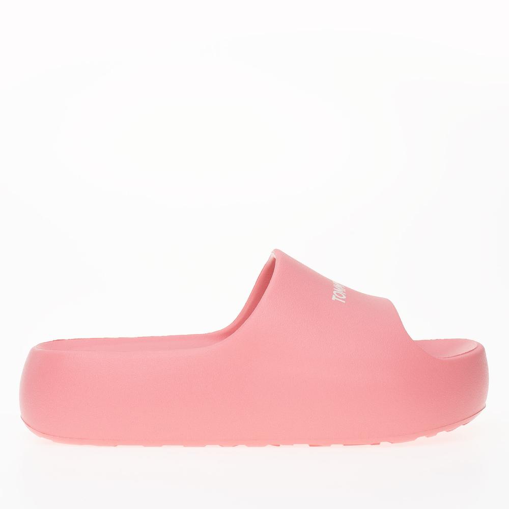 Klapky Tommy Jeans Chunky Flatform Pool Slides EN0EN02454-TIC - ružové