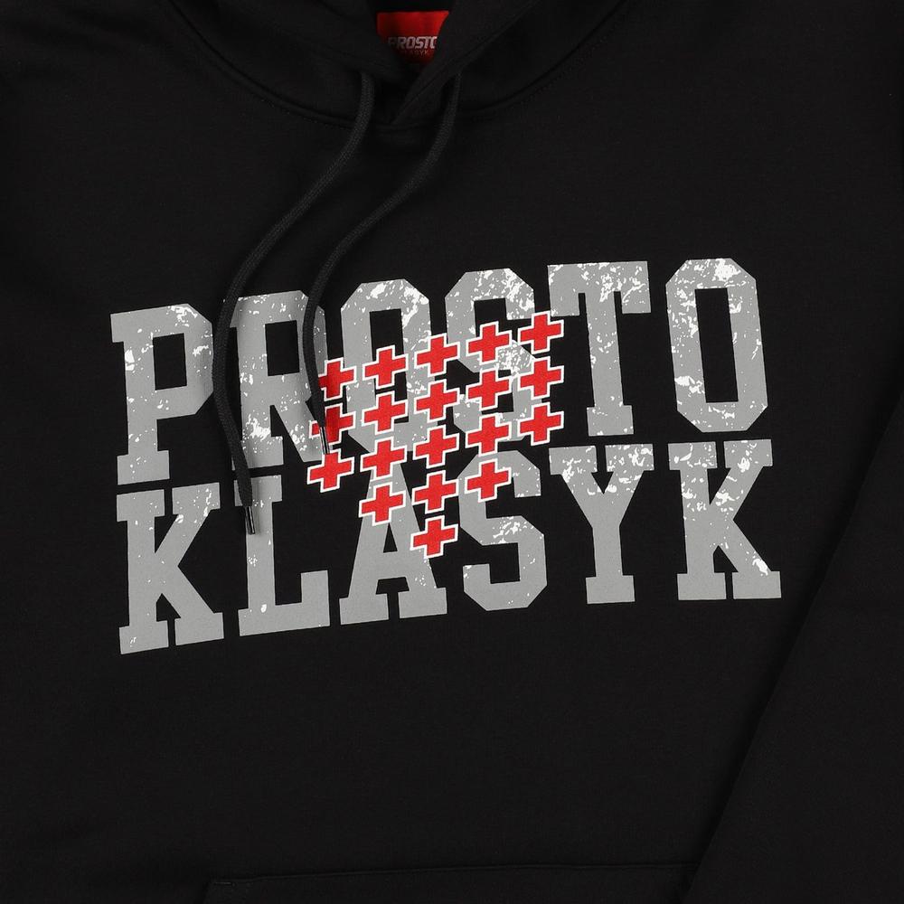 Blúza Prosto Klasyk Hoodie Ferras KL232MSWE2082 - čierne