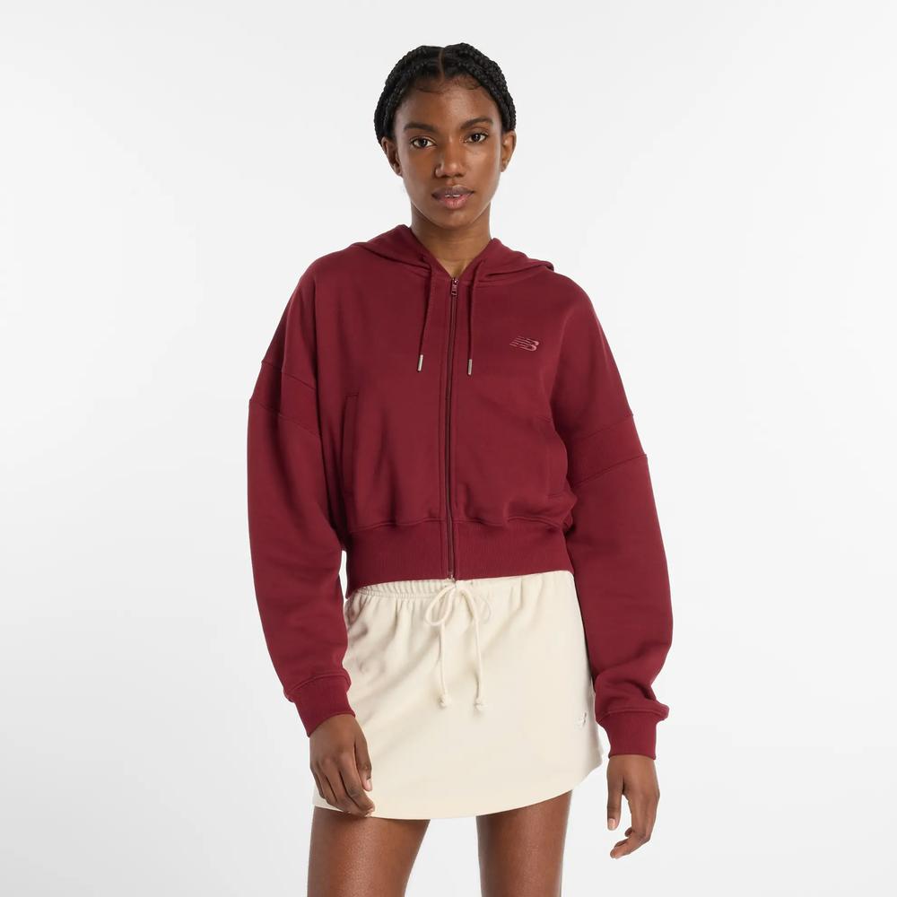 Dámská bunda New Balance WJ51506MHB - bordóvé