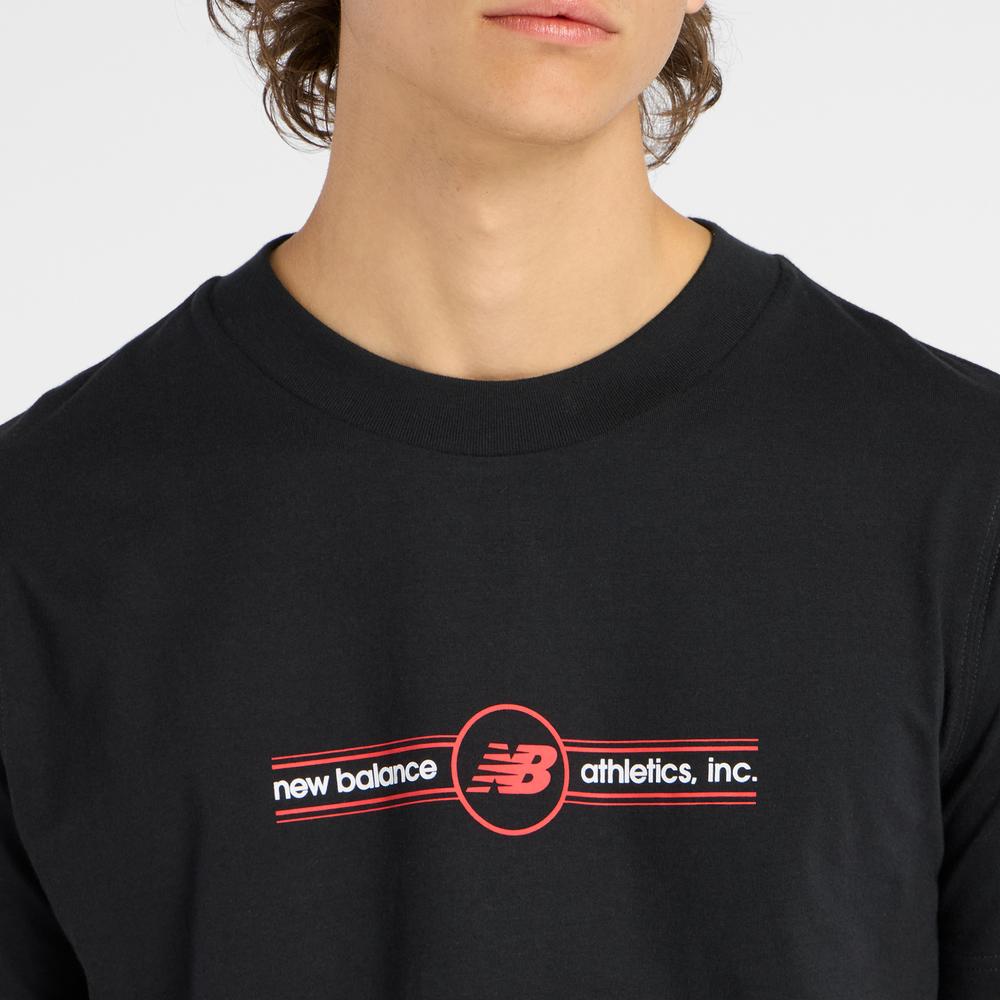 Pánske tričko New Balance MT6148SVBK - čierne