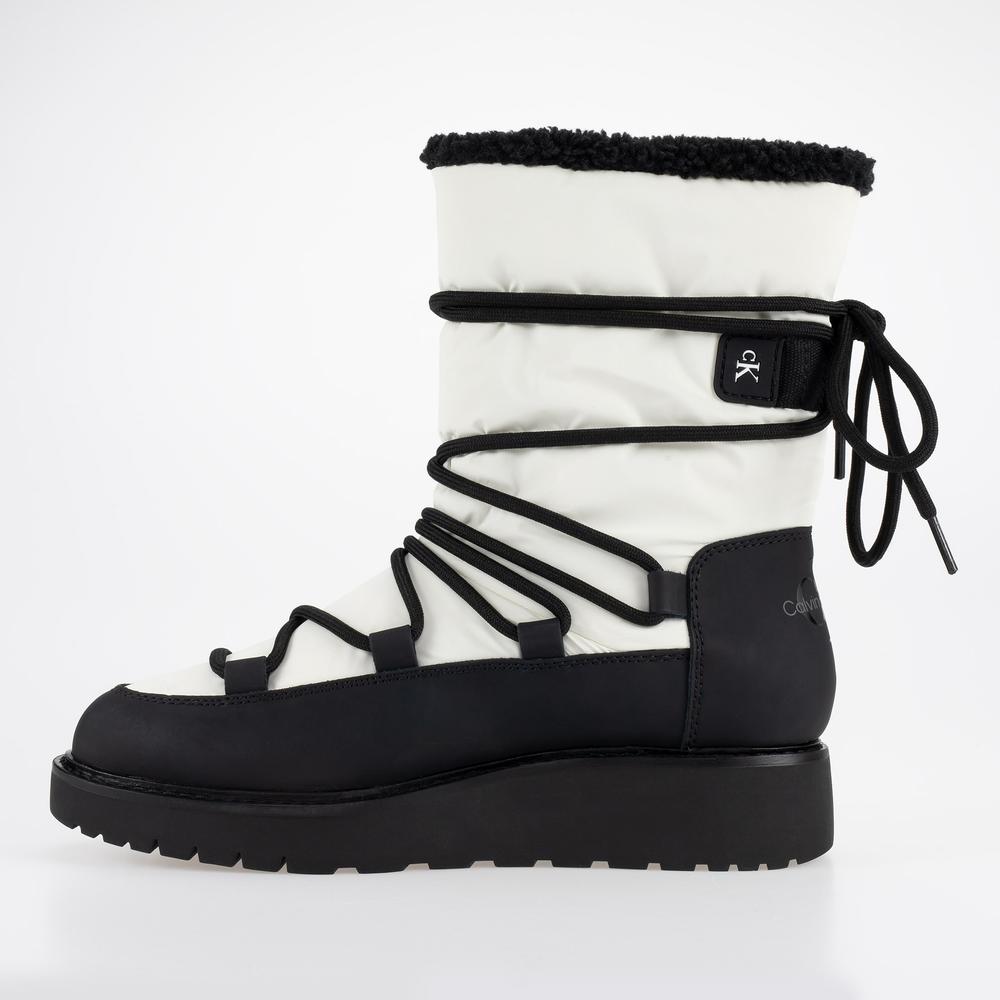 Topánky Calvin Klein Plus Snow Boot YW0YW00731-YAF - biele